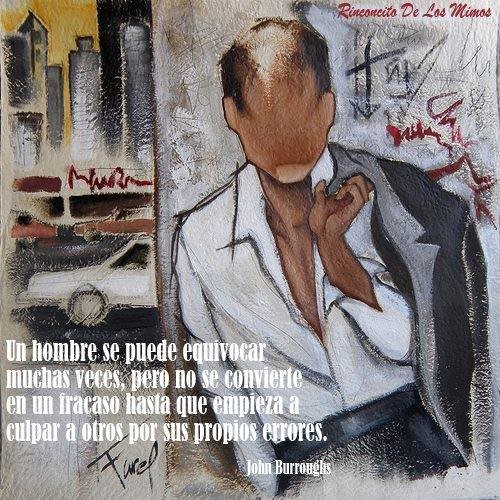 Un hombre se puede equiocar....