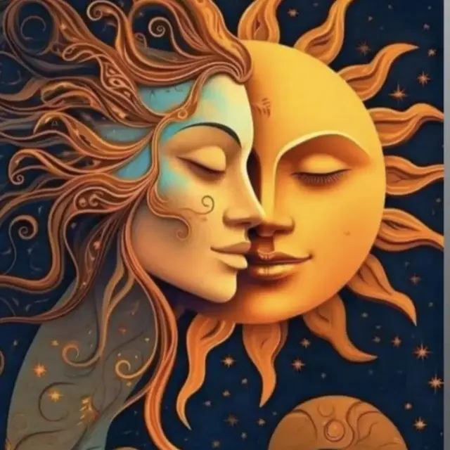 El Sol y La Luna Un Amor, ¿Imposible...?
Hace mucho, cuando los cielos aún eran jóvenes, el Sol y la Luna se miraron por primera vez. Sus ojos se encontraron a través de la inmensidad del firmamento, y en ese instante nació un amor...¿imposible?
El Sol, con su fuego dorado, iluminaba los mundos y calentaba los corazones, pero temía que su ardiente abrazo dañara a la delicada Luna. Ella, con su luz suave y plateada, bailaba entre las estrellas, deseando acariciar al Sol, pero temía opacarlo con su reflejo.
El Gran Cielo decidió separarlos: el Sol gobernaría el día y la Luna la noche. Nunca podrían encontrarse en todo su esplendor… salvo en contadas ocasiones. En esos raros momentos, cuando la Luna se interpone entre la Tierra y el Sol o cuando ambos se alinean justo en el horizonte; los eclipses nacieron como sus fugaces abrazos. Y así, su amor se volvió secreto, silencioso y eterno.
El Universo no olvidó su pasión. Cada amanecer y cada atardecer son testigos del encuentro entre el Sol y la Luna, ese momento donde la luz y la oscuridad se funden por un instante, en un suspiro bello, mágico, único, el cielo se tiñe de deseo, el Sol y la Luna se buscan, se rozan, y se despiden otra vez. Ahí, en ese breve y mágico milagro, el amor vuelve a existir, fugaz… pero eterno...Sigue leyendo en mi Blog.
Rovica.