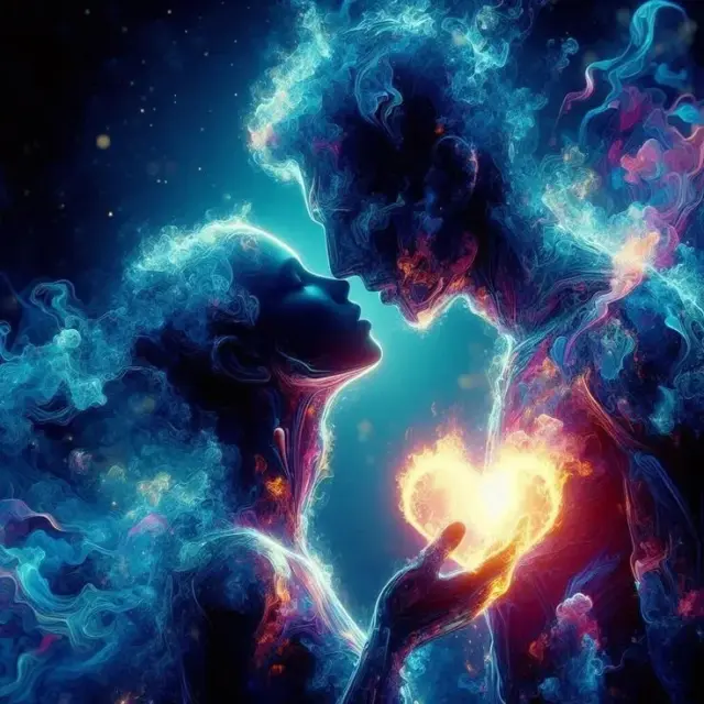 Amor, Ese Milagro ...

Amor,
es el milagro que no entiende de razones
y aun así las contiene todas.
Es la pregunta que ninguna mente resuelve
y la respuesta que solo el corazón pronuncia.

Cuando llega,
el mundo deja de ser un mapa
para volverse un rumbo,
el camino secreto
que lleva a la verdad de otro ser.

Es el gesto mínimo
que se vuelve infinito,
la mirada que desnuda sin herir,
el instante que se detiene
para recordarle al tiempo
que no es dueño de todo.

En ti descubrimos
que la existencia no está hecha de días,
sino de los seres que tocamos
y de las huellas que dejamos en su luz.

Amar es un acto de fe sin templos,
un pacto silencioso
entre dos fragilidades que deciden sostenerse,
como si supieran
que la belleza del universo
se revela mejor
cuando dos almas se miran sin miedo.

Y así, amor,
sigues siendo ese misterio perfecto,
la filosofía que late,
la razón que respira,
la eternidad que se atreve
a vivir un instante en nuestros brazos...Sigue leyendo en mi Blog.

Rovica.