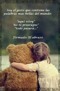un abrazo