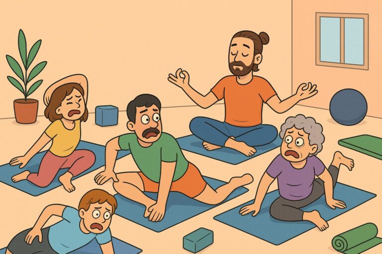 Lee más sobre el artículo Yoga, Conecta Con Tu Alma… (Relato de Humor)